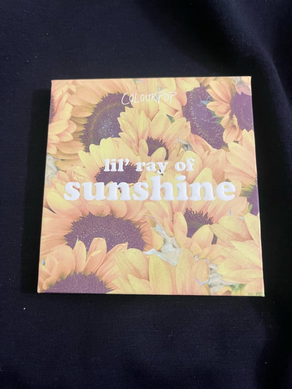 ColourPop Lil' Ray of Sunshine Palette - Sunflower Graphic